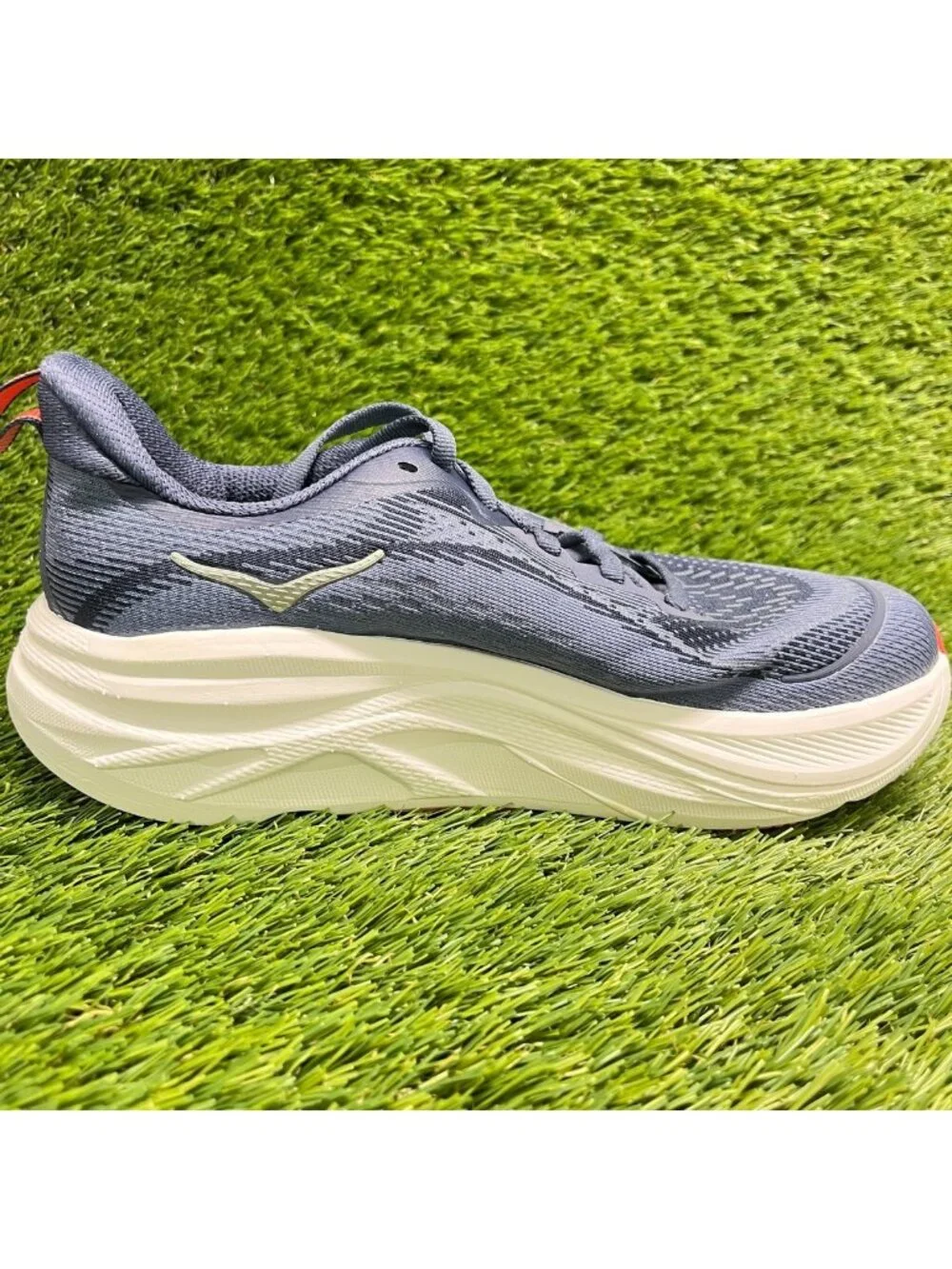 Hoka One One Skyflow Womens Size 6 Blue White Athletic Running Shoes Sneakers